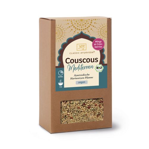 Couscous ayurvédique Méditerranée, bio Poêlée ayurvédique de blé dur 240 g / 3 Portions Classic Ayurveda 