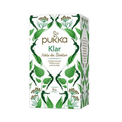 Infusion Purifier, bio Infusion biologique aux ortie, fenouil et menthe poivrée 20 sachets / 36g Pukka 