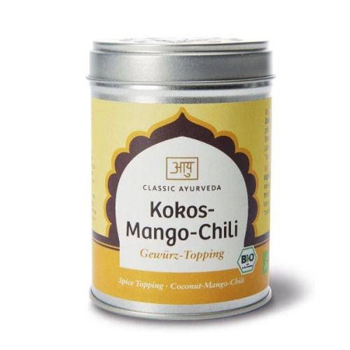 Kokos-Mango-Chili, Bio Bio Gewürz-Topping 60 g Classic Ayurveda 