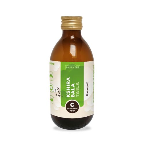 Kshirabala Taila Huile de massage ayurvédique aux herbes  Cosmoveda 