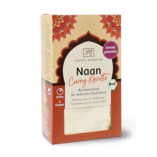 Naan Backmischung Curry- Karotte - Classic Ayurveda