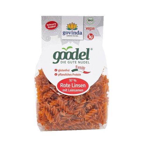  Glutenfreie Teigwaren aus roten Linsen 250 g Govinda 