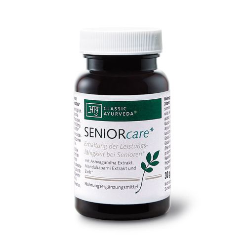 SENIORcare Nahrungsergänzungsmittel mit Withanoliden, Saponinen und Zink* 30 g (ca. 60 Kapseln) Classic Ayurveda 
