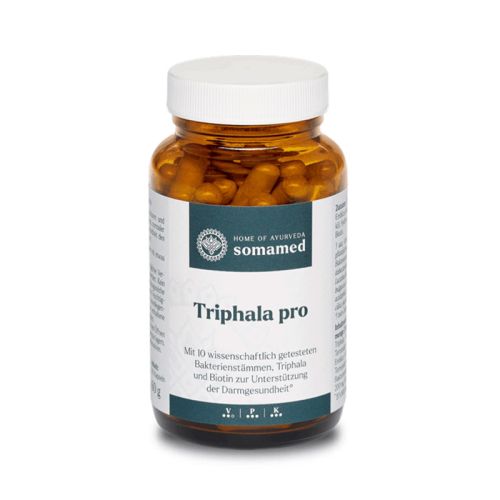 Nahrungsergänzungsmittel mit Triphala, Probiotika und Biotin 90 Kapseln / 60 g somamed 
