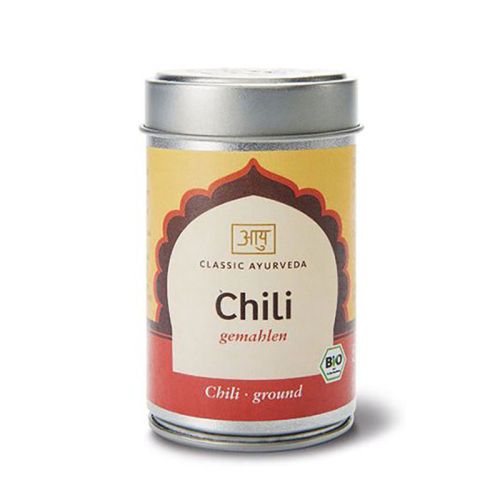 Chili, gemahlen, Bio Bio Gewürz 50 g Classic Ayurveda 