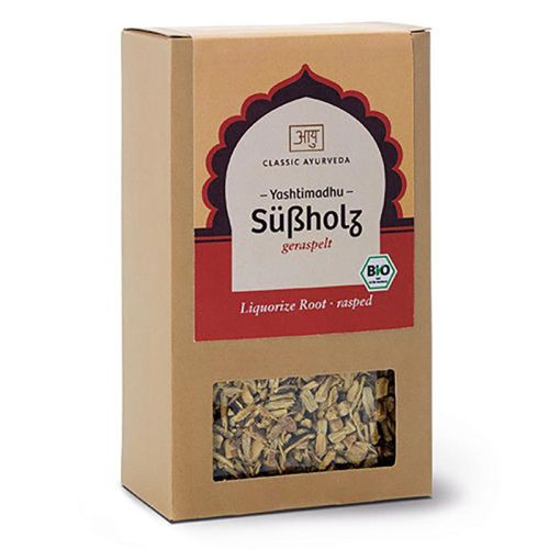 Réglisse (Yashtimadhu), râpée, bio Épice bio  Classic Ayurveda 