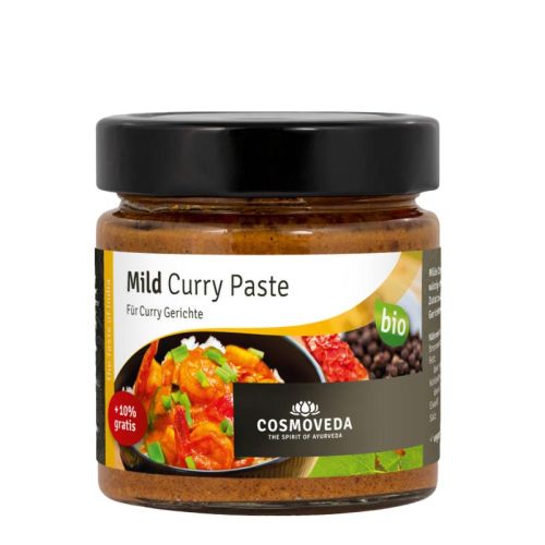 Pâte de curry doux, bio Pâte de curry  Cosmoveda 