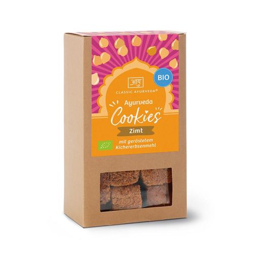 Ayurveda Cookies à la cannelle, bio Cookies ayurvédiques à la farine de pois chiches grillés  Classic Ayurveda 