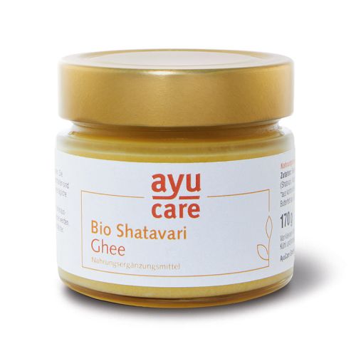 Shatavari Ghee (Ghritam), Bio Nahrungsergänzungsmittel mit Shatavari 170 g AyuCare 