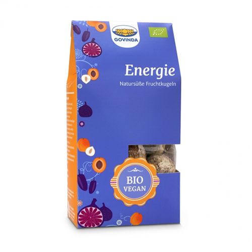 Boules d’énergie, bio Friandises à base de fruits  Govinda 