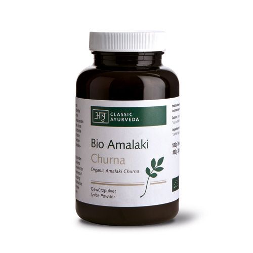 Amalaki churna, bio Complément alimentaire à base de tannine 100 g poudre Classic Ayurveda 