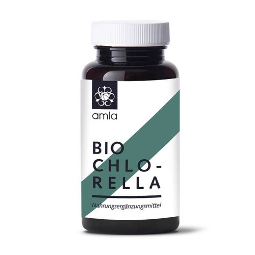 Chlorella, bio Complément alimentaire 200 comprimés / 80 g Amla 