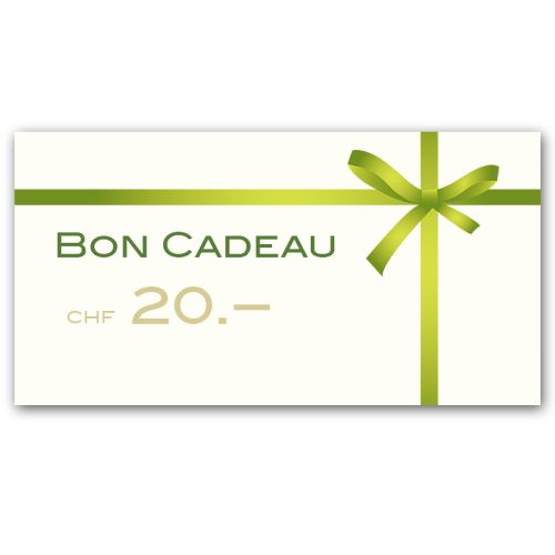 Bon d'une valeur de CHF 20 Bon d'achat   