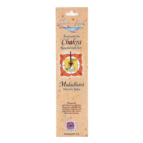 Wurzel-Chakra, Muladhara Räucherstäbchen 10 g Berk 