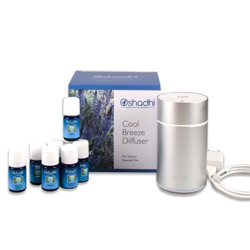 Cool Breeze Aromadiffuser Duftzerstäuber 1x Cool Breeze Diffuser und 1x Netzteil Oshadhi 