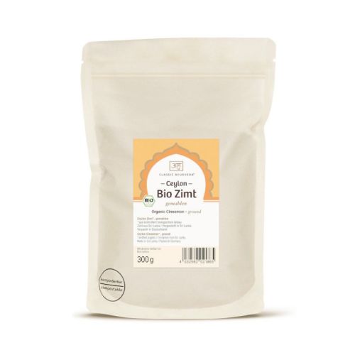 Cannelle (Ceylon), moulue, bio - grande Épice bio 300 g Classic Ayurveda 
