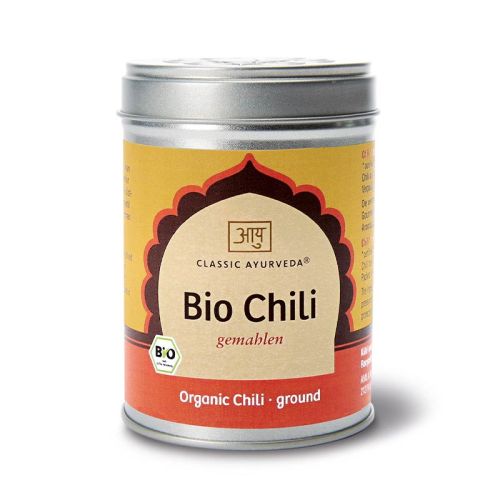 Chili, gemahlen, Bio Bio Gewürz 100 g Classic Ayurveda 