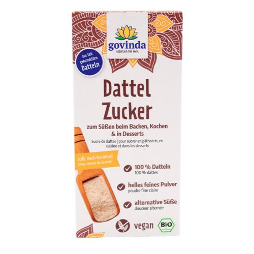 Dattelzucker, Bio Zucker 400 g Govinda 
