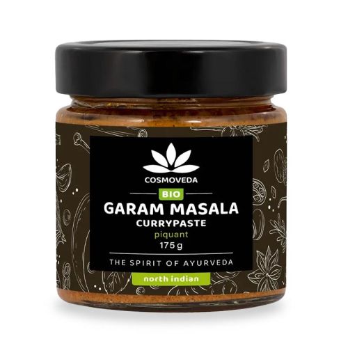 Pâte de garam masala, bio  Pâte de curry  Cosmoveda 