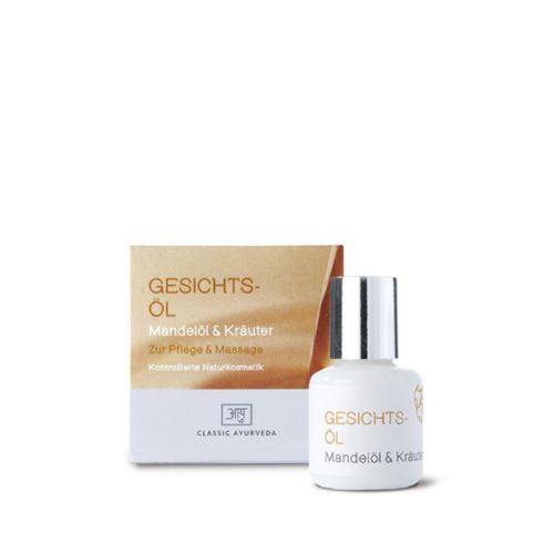 Gesichtsöl Mandelöl & Kräuter, BDIH Gesichtsöl 15 ml Classic Ayurveda 