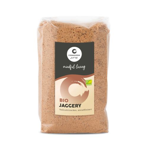 Jaggery Vollrohrzucker, Bio Vollrohrzucker 400 g Cosmoveda 