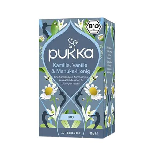Kamille, Vanille & Manuka-Honig Bio Kräutertee  Pukka 