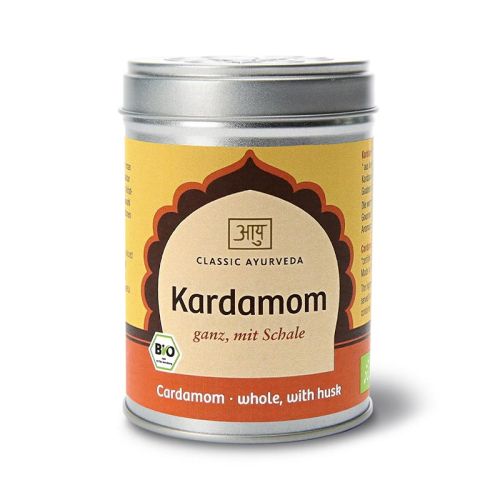 Kardamom, ganz mit Schale, Bio Bio Gewürz 70 g Classic Ayurveda 