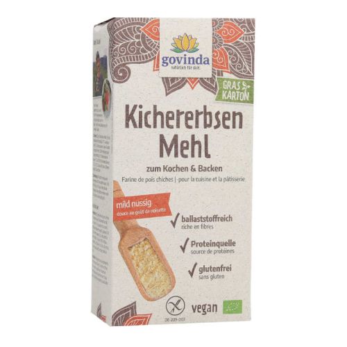 Kichererbsenmehl, Bio Kichererbsenmehl 350 g Govinda 