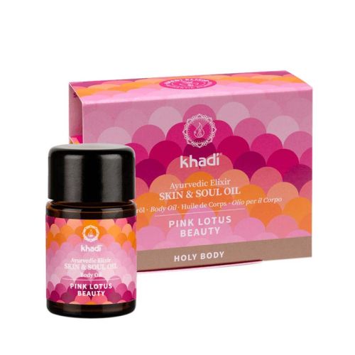 Körperöl Pink Lotus Beauty, BDIH - Reisegrösse Spüre die zärtliche Sinnlichkeit deiner selbst 10ml Khadi 