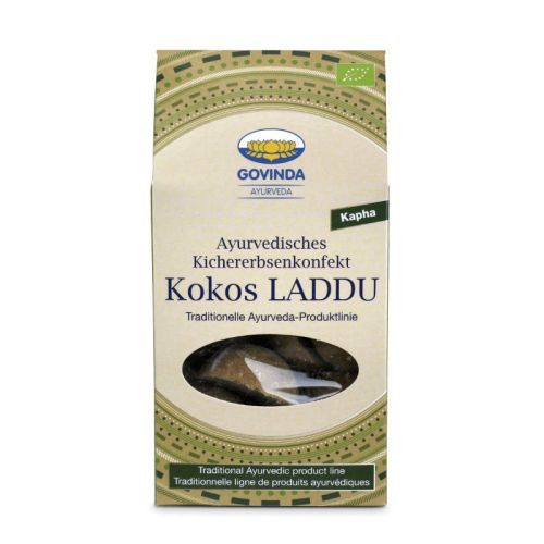 Kokos Laddu, Bio Kichererbsenkonfekt 120 g Govinda 