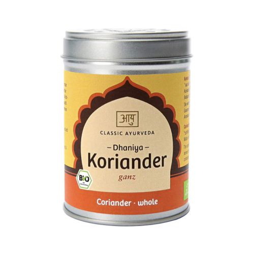 Koriander, ganz, Bio Bio Gewürz  Classic Ayurveda 