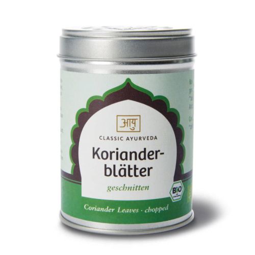 Korianderblätter, geschnitten, bio - Classic Ayurveda