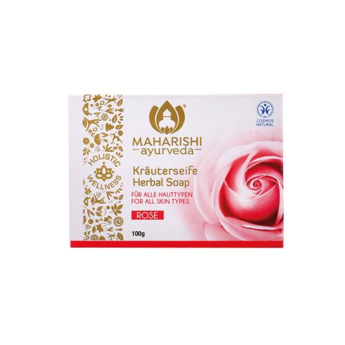 Kräuterseife Rose, BDIH Kräuterseife 100 g Maharishi Ayurveda 