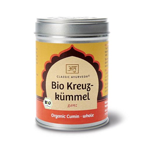 Kreuzkümmel, ganz, Bio Bio Gewürz 90 g Classic Ayurveda 