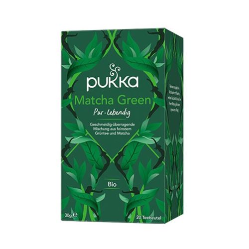 Thé vert Matcha Suprême, bio Thé vert biologique au matcha 20 sachets / 30 g Pukka 