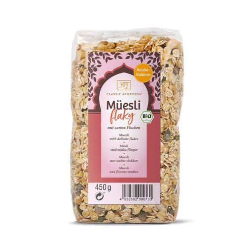 Flocons de céréales flaky, bio Muesli avec flocons  Classic Ayurveda 