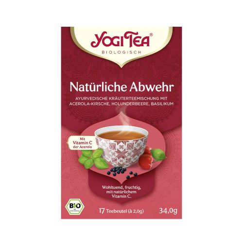 Natürliche Abwehr, Yogi Tea, Bio Ayurvedische Kräutermischung 17 Teebeutel à 2 g / 34 g YOGI TEA® 
