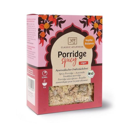 Porridge spicy, bio Bouillie ayurvédique pour le petit-déjeuner 480 g / 6 portions Classic Ayurveda 