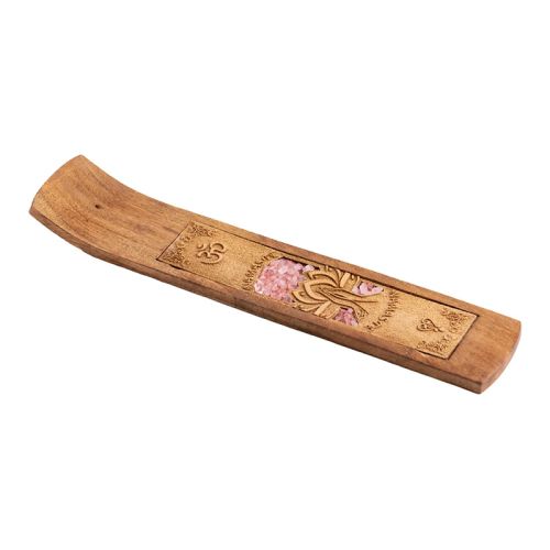 Porte-encens - Namaste avec quartz rose Porte-encens 1 pièce Berk 