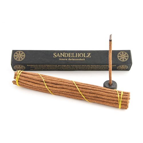 Sandelholz - Tibetan Line Räucherstäbchen 40 g / 27 Stück + 1 Keramikhalter Berk 