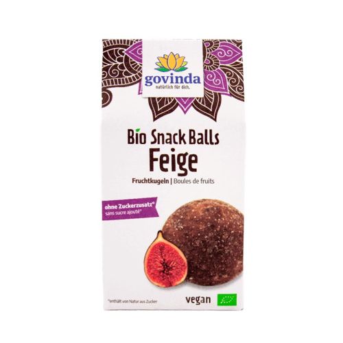 Snack Balls à la figue, bio Boules de fruits  Govinda 