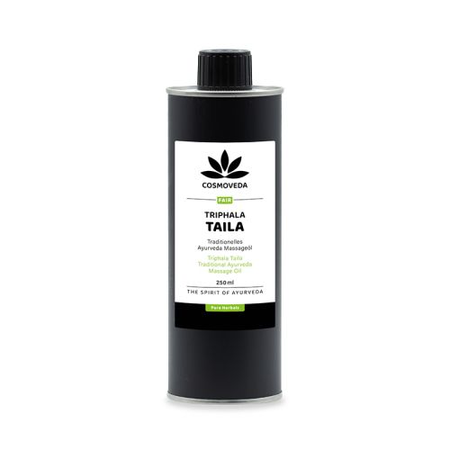 Triphala Taila Huile de massage aux herbes ayurvédiques  Cosmoveda 