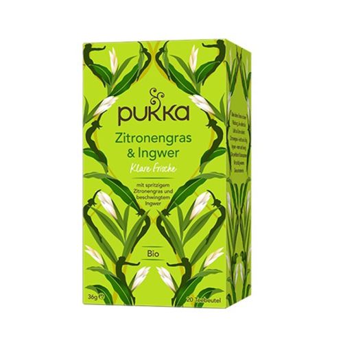 Zitronengras & Ingwer Tee, Bio   Pukka 