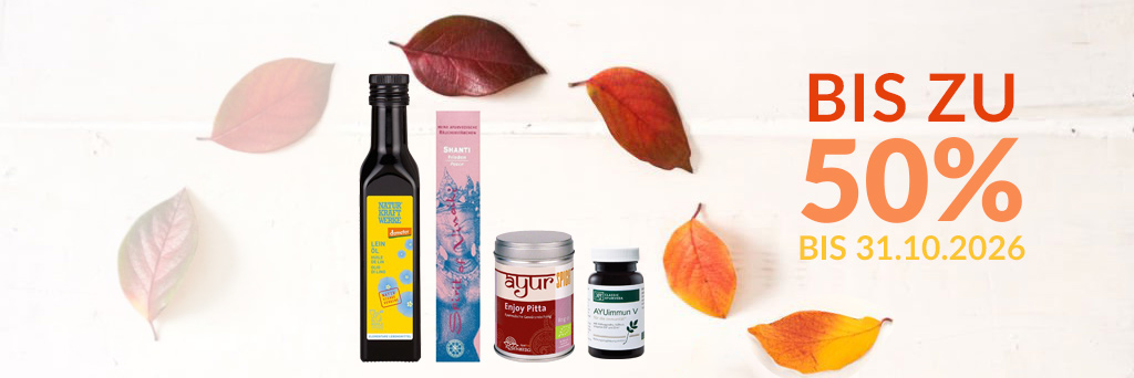 Herbstaktion – bis zu 50 % sparen!