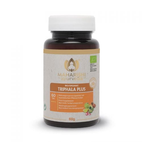 Triphala Plus, bio Complément alimentaire avec des parties de plantes ayurvédiques 60 comprimés / 60 g Maharishi Ayurveda 