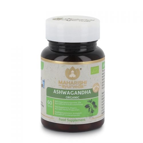 Ashwagandha, bio Complément alimentaire biologique à base de parties de plantes ayurvédiques 60 comprimés / 30 g Maharishi Ayurveda 