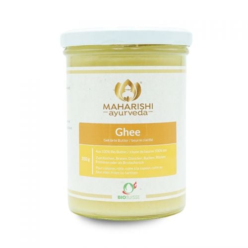 Ghee Bio Suisse, grand format Beurre suisse bio pur, clarifié  Maharishi Ayurveda 