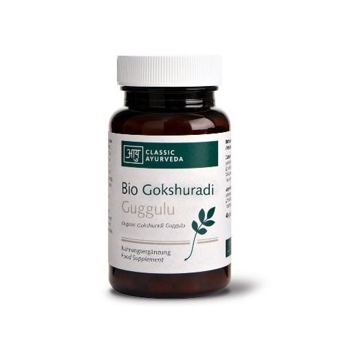 Gokshuradi Guggulu Nahrungsergänzungsmittel mit ayurvedischen Kräutern 150 Tabletten / 60 g Classic Ayurveda 
