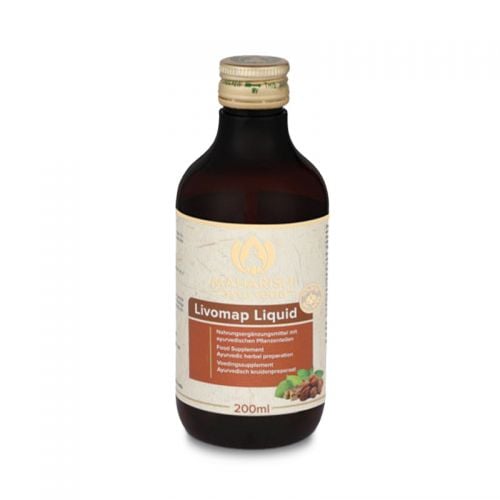 Livomap Liquid Nahrungsergänzungsmittel mit ayurvedischen Pflanzenteilen 200 ml Maharishi Ayurveda 