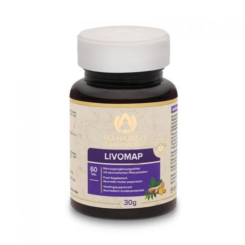 Livomap Nahrungsergänzungsmittel mit ayurvedischen Pflanzenteilen 60 Tabletten / 30 g Maharishi Ayurveda 